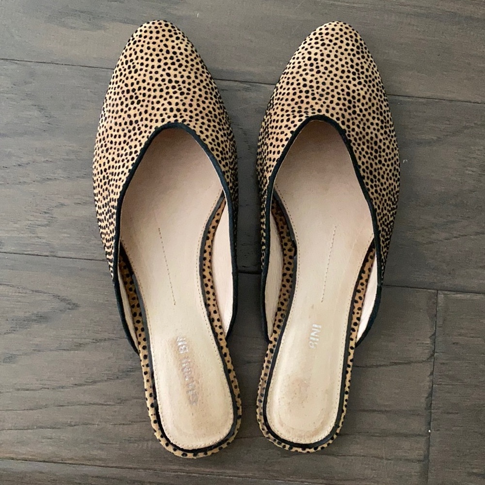 Leopard print slides